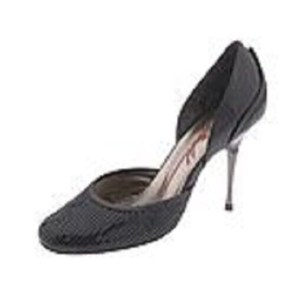 Steve Madden Sequin Pumps Heels Shoe Black Women Size 8 US New In Box - Picture 2 of 10